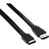 InLine 1.5m eSATA to SATA Shielded Cable - Black