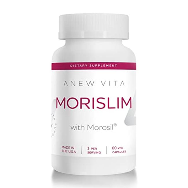 Anew Vita Morislim w/Morosil | Antioxidant Boost | Immunity Support | Moro Red Orange | 60 Vegetable Capsules | Non-GMO | Gluten Free | Made in USA