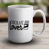 Shopagift Chocolate Lover White 15oz Large Mug Cup