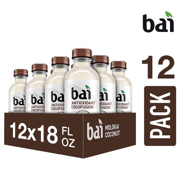 Bai Coconut Flavored Water, Antioxidant Infused Drinks (12 Pack)