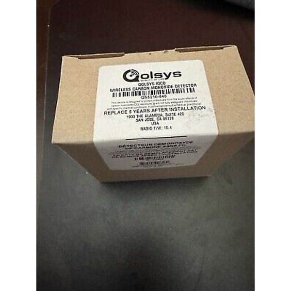 Qolsys QS5210-840 Wireless Co Carbon Monoxide Sensor Detector for iQ2 IQ4 IQHUB