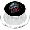 Star Wars The Mandalorian Helmet Reflection PopSockets MagSafe PopGrip for iPhone