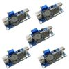 KKHMF 5pcs 4A XL6009 DC-DC Adjustable Boost Module Variable Step-up Power Converter Module Boost Regulator LM2577 Replacement