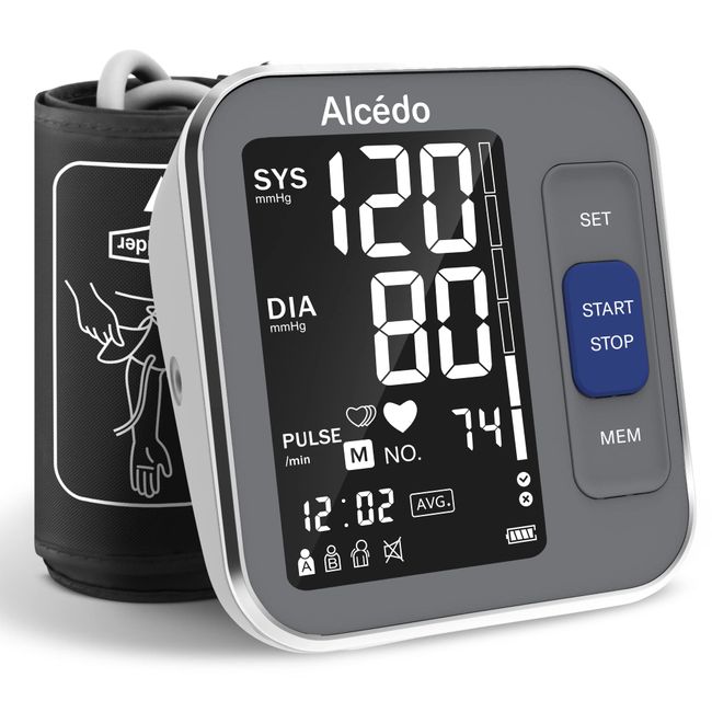 Automatic Blood Pressure Monitor Upper Arm Digital BP Machine With Large  Cuff