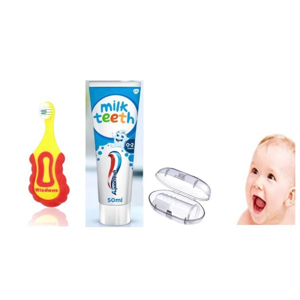 Sanitral Complete Baby’s First Toothbrush Kit (Aquafresh+Wisdom)