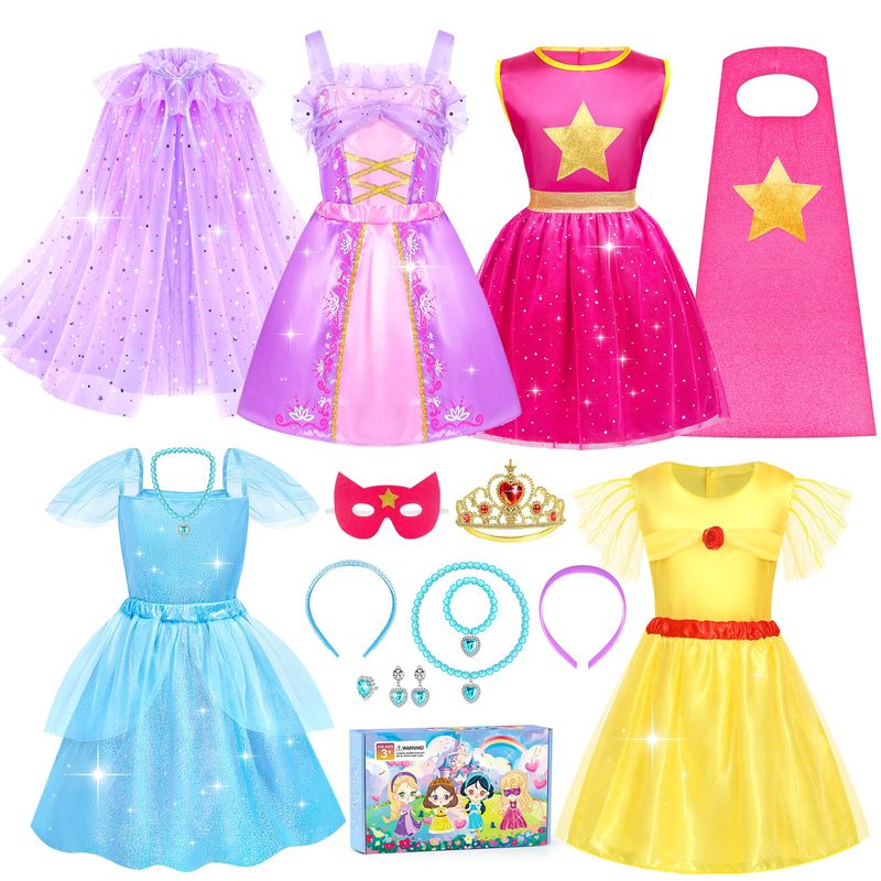 Princess Dress Up For Girls Jeowoqao Princess Dress Up Costumes