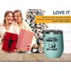 Data Analyst Teal Edition Wine Tumbler 12oz - not a robot - Computer Science Tech Web Developer IT Database Programming Coding Software