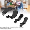 For One Elite Controller Series 2 Model 1797 Controller Metal Replacement Parts, Including 4pcs Trigger Controller Paddles Stainless Steel Material(black)
