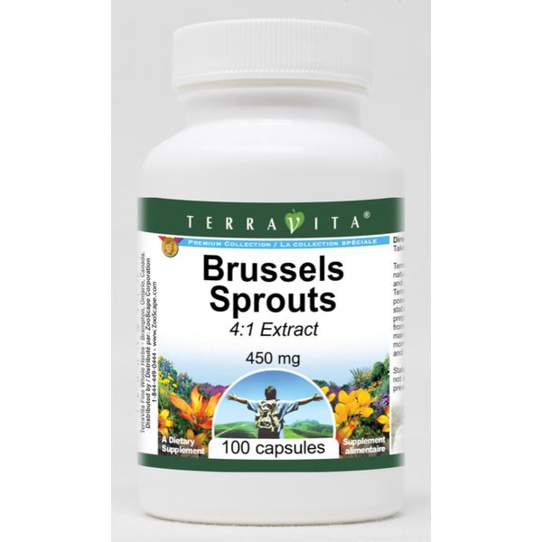 Brussels Sprouts 4:1-450 mg (100 Capsules, ZIN: 519398)