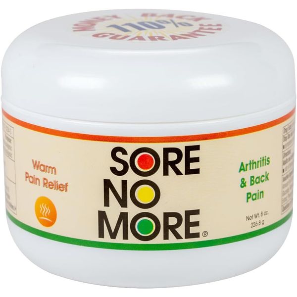 Sore No More Warm Pain Relieving Gel, 8 oz Jar