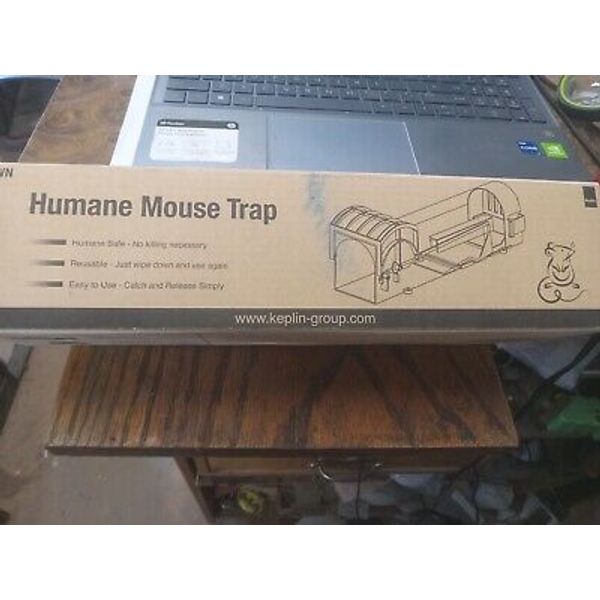 NEW KEPLIN Humane Mouse Trap 1pk - No Kill Mice Traps Pets/Children Friendly