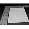7/16” Round Rubber Feet Clear 3M Adhesive Backing 3/16" Height   64 per pack