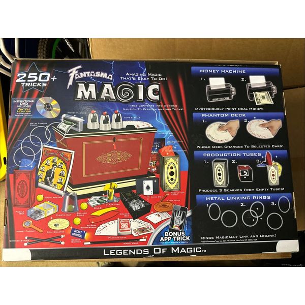 New Fantasma 250+ Magic Trick Kit Complete Learn Understand Perform All In One