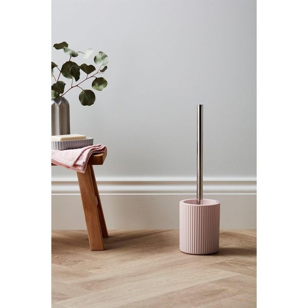 HOMELIFE Toilet Brush Holder Blush Pink One Size