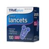 TRUEplus Universal Twist Top 30 Gauge 600 Lancets - 6 Box 100