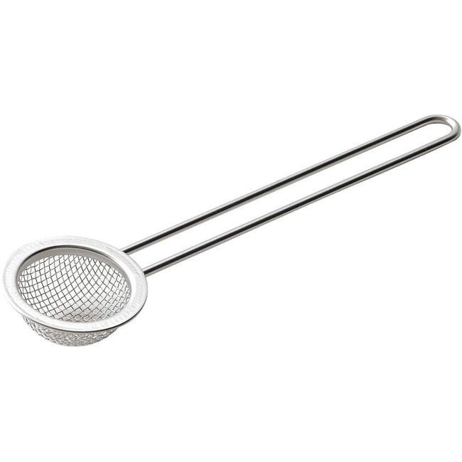 KOGU 40636 Shimomura Sifter, Powder Spoon, Made in Japan, Stainless Steel, Dishwasher Safe, Long, Slim, Powdered Sugar, Cocoa Powder, Potato Starch, Confectionery