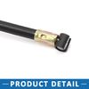 A ABSOPRO Motorcycle Clutch Cable Wire Line 101cm 41" Black Rubber Coated