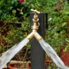 Durable Garden Hose Splitter in Brass - 1 Set for Maximum Water Flow Efficiency