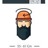 Surf Monkey® Trucker Cap for Men/Women - One Size - Adjustable Baseball Cap - 6 Panel Design (Garnet/Beige)