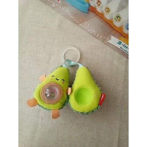 SKIP HOP Baby Rattle Green AVOCADO Stroller TOY