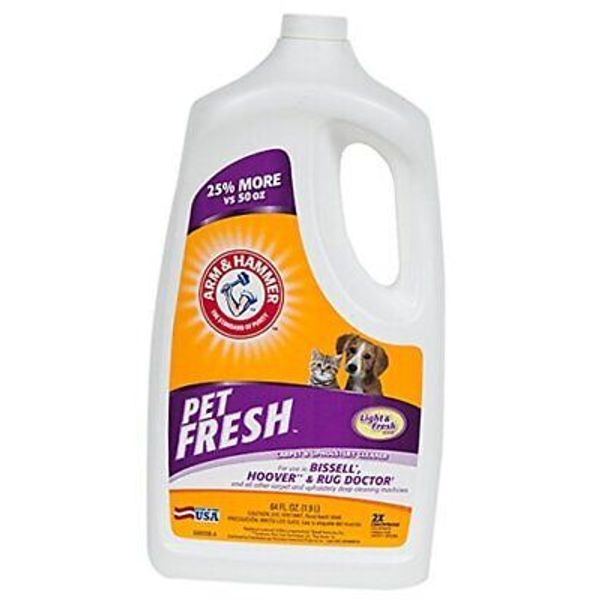 Pet Fresh Carpet and Upholstery Cleaner for Deep Clean Machines, 64 oz