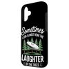 Funny Frisbee Golf Player Humor Sarcastic Disc Golf Case for iPhone 16