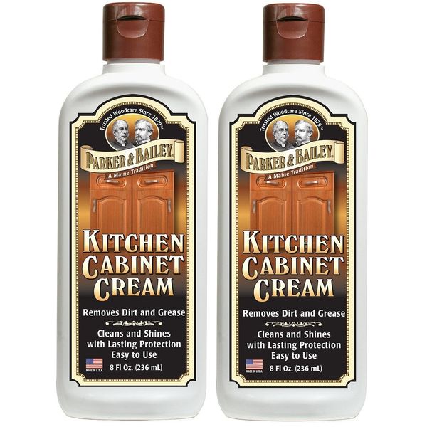 Parker & Bailey Kitchen Cabinet Cream 8oz, 2 Pack