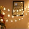 Snowflake Light String Lights For decoration - 33feet long