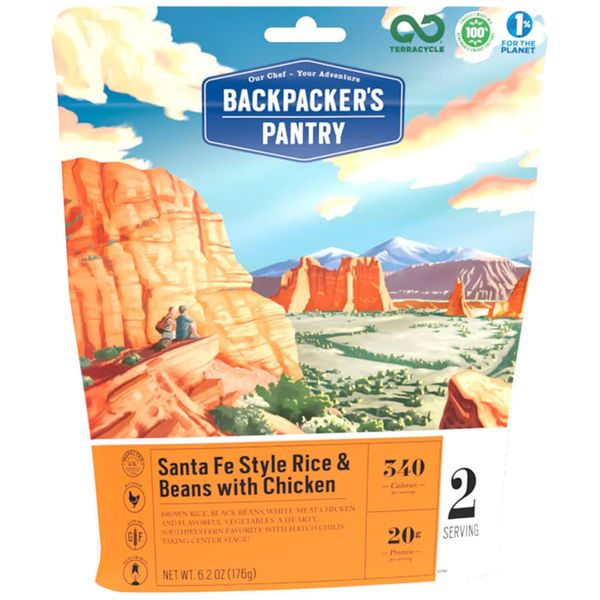 Backpacker's Pantry 102448 Santa Fe Rice & Beans with Chicken
