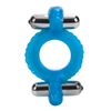 Double Dolphin Enhancer Ring With 2 Multispeed Bullets Blue