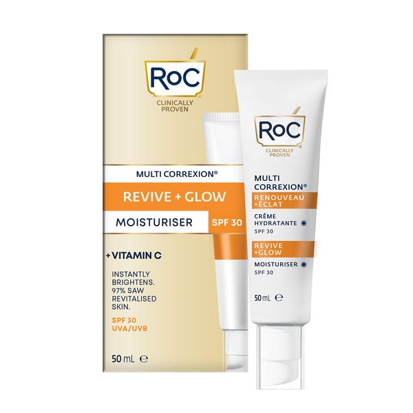 RoC Multi Correxion Revive + Glow Moisturiser SPF 30 50ml