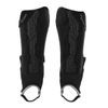 Precision Origin Shin & Ankle Guards Leg Protection Light Weight (Black/Black, Medium)