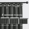 Complete 100% Blackout Curtains, Energy Smart & Noise Reducing Drapes, Full Shad