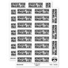 Remove from Mailing List Sticker Pack - Matte Finish - Large 2.00" Size - White
