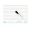 A4 Mini Dry-Wipe Music whiteboard with 4 pre-Printed Staves