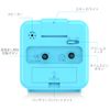 Alarm Clock, Analog Loud Bell Sound, Alarm Backlight, Continuous Second Hand, Snooze Function, Distance Type, Blue