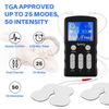 TENS Unit Muscle Stimulator Rechargeable Pulse Massager Device 25 Massage Modes