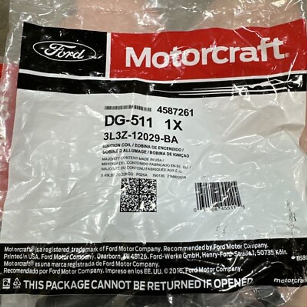 Motorcraft DG-511 1X 3L3Z-12029-BA Ignition Coil New In Package OEM Ford Fomoco