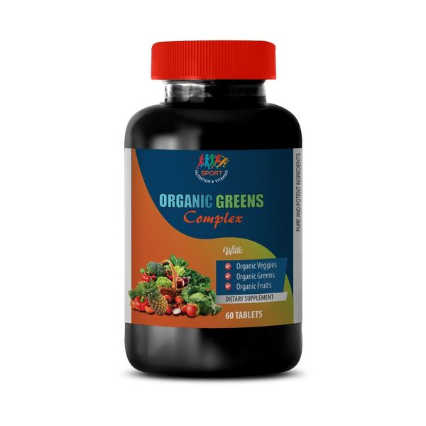 anti aging supplement - ORGANIC GREENS COMPLEX - energy boosting multivitamin 1B