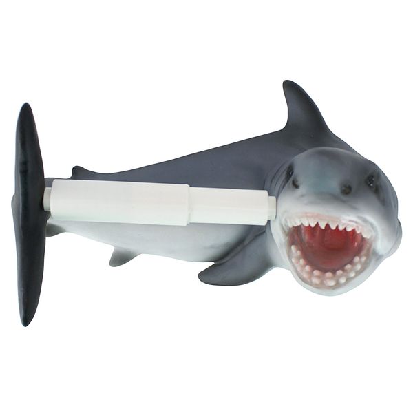 Design Toscano Shark Attack Bathroom Toilet Paper Holder