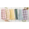 DII Assorted Woven, Kitchen Dishtowel Set, 18x28, Dark Green, 5 Piece