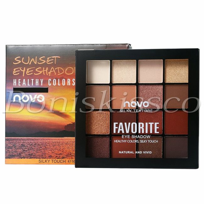 16 Colors Eyeshadow Palette Matte Shimmer Warm Cool Tone Eye Shadow Starter Kit