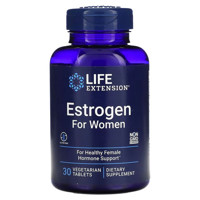 Life Extension, Estrogen For Women 30 Vegetarian Tablets