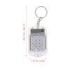 NUOBESTY 3pcs Mini Calculator Keychain Portable Pocket Electronic Calculator