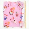 Coco-chan RYZ-1097 Greeting Life 2 Hole Binder A5 Size Clear Pattern Orange