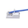 VCE RJ45 Socket Cat6 Ethernet Wall Socket Single Port Flat Face Wall Plate For CAT6/CAT5E/CAT5 Network Cable With Modular 5 Sets