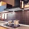 30" SNDOAS Wall Mounted Range Hood Black Painted 3-Speed Touch Panel w/LED New