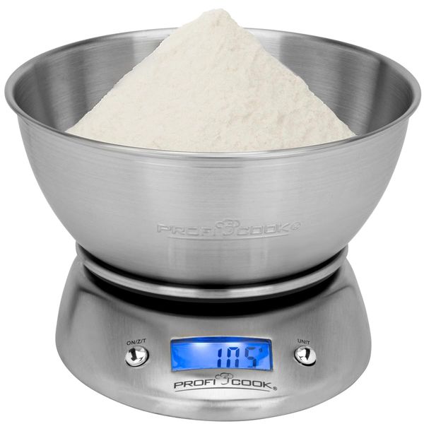 ProfiCook PC-KW 1040 Stainless Steel Digital Kitchen Scale