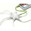 Belkin MixIt Colour Range Rockstar Multi 5-Way Splitter for Headphone - White