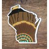 Wisconsin Turkey Sticker Decal